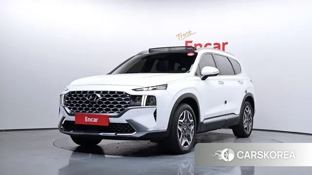 Hyundai The New Santa Fe 2021 Белый из Кореи