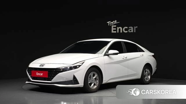 Hyundai Avante (CN7) 2021 Белый из Кореи