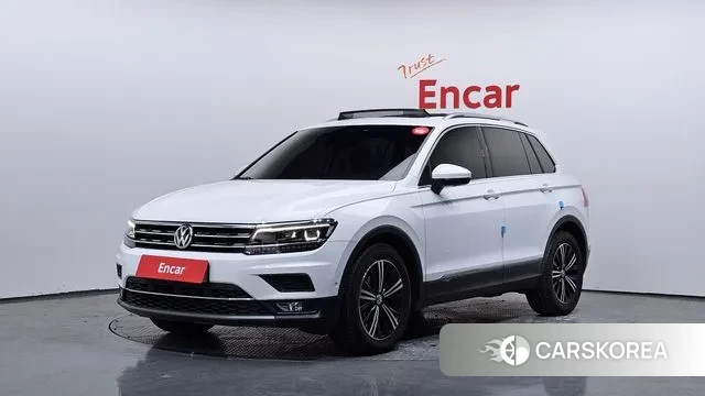 Volkswagen Tiguan second Generation 2019 Белый из Кореи