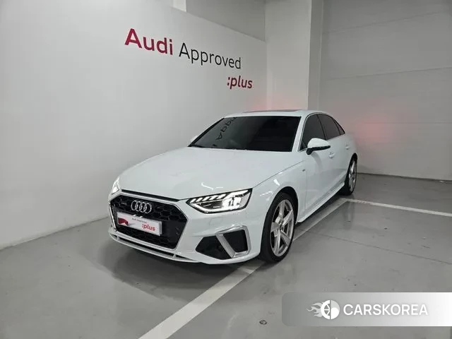 Audi A4 (B9) 2022 Белый из Кореи
