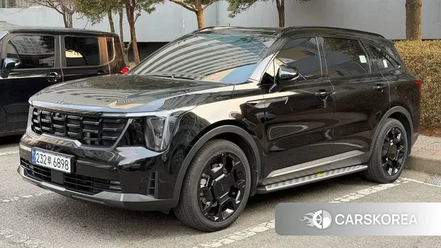 Kia The New Sorento 4th Generation 2025 Черный из Кореи