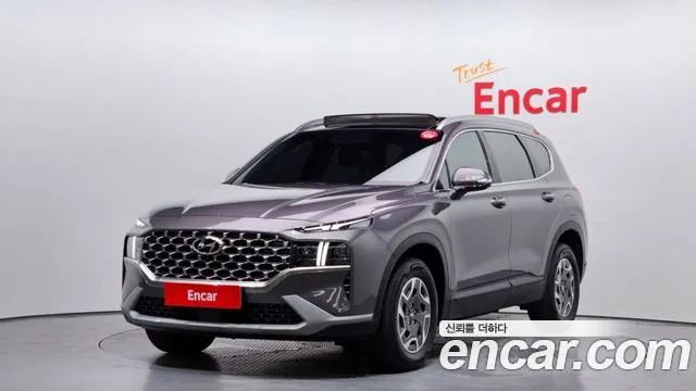 Hyundai The New Santa Fe 2022 Серый из Кореи