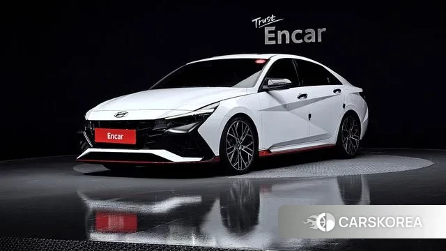 Hyundai Avante (CN7) 2022 Белый из Кореи