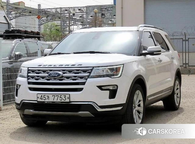 Ford Explorer 2018 Белый из Кореи