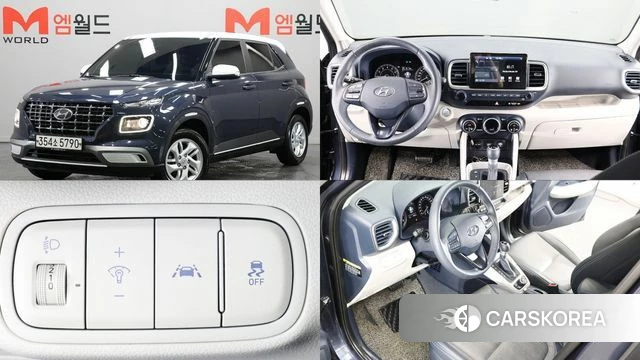 Hyundai Venue 2020 Синий из Кореи