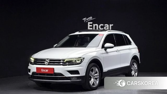 Volkswagen Tiguan second Generation 2020 Белый из Кореи