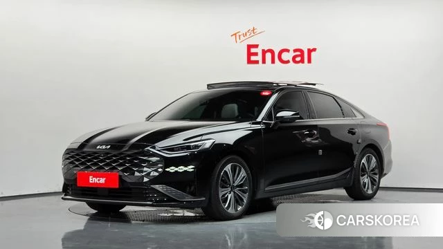 Kia K8 Hybrid 2023 Черный из Кореи