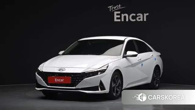 Hyundai Avante (CN7) 2020 Белый из Кореи