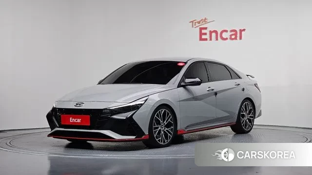 Hyundai Avante (CN7) 2023 Серебряный из Кореи