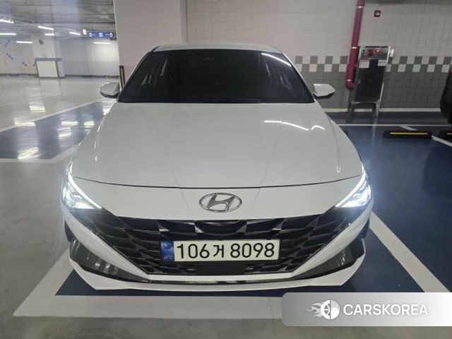 Hyundai Avante (CN7) 2021 Белый из Кореи