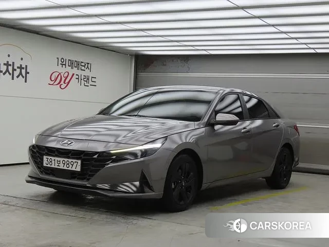 Hyundai Avante Hybrid (CN7) 2022 Черный из Кореи