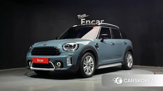 Mini Cooper Countryman 2022 Небесно-голубой из Кореи