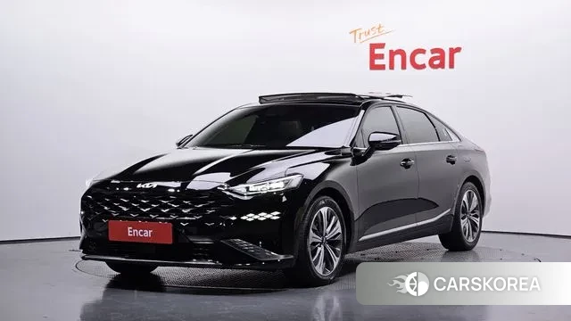 Kia K8 Hybrid 2021 Черный из Кореи
