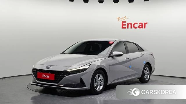 Hyundai Avante (CN7) 2021 Серебристо-серый из Кореи