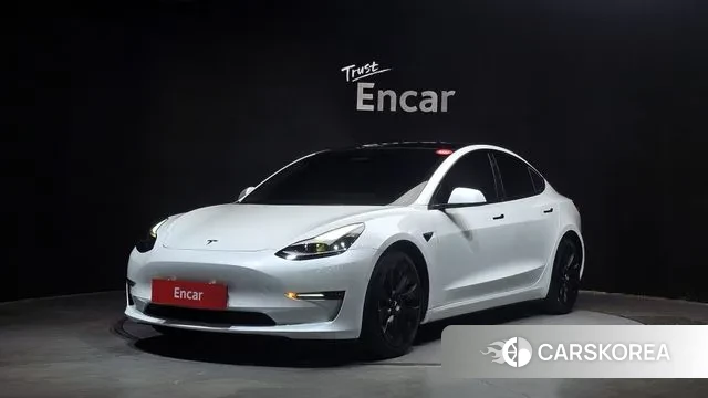 Tesla Model 3 2022 Белый из Кореи