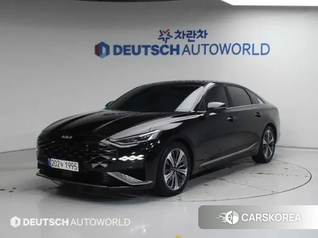 Kia K8 Hybrid 2021 Черный из Кореи