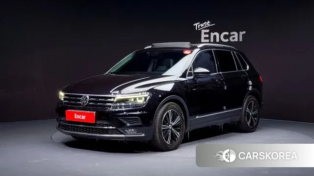 Volkswagen Tiguan second Generation 2018 Черный из Кореи