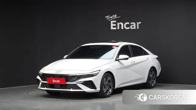 Hyundai The New Avante (CN7) 2025 Белый из Кореи