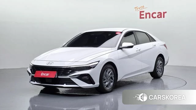 Hyundai The New Avante (CN7) 2024 Белый из Кореи