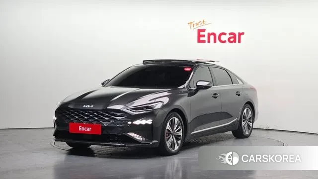 Kia K8 Hybrid 2023 Серый из Кореи