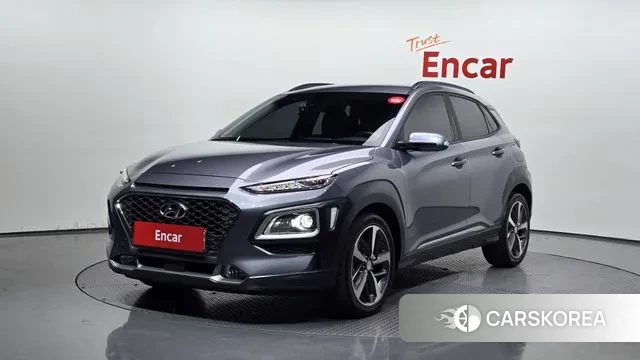 Hyundai Kona 2019 Небесно-голубой из Кореи