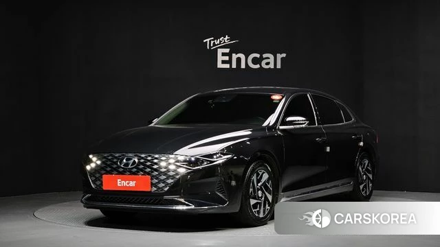 Hyundai The New Grandeur IG Hybrid 2020 Черный из Кореи