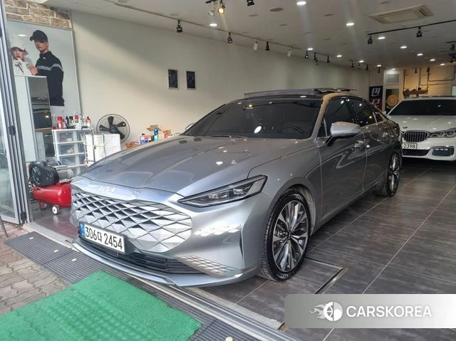 Kia K8 2021 Серебристо-серый из Кореи