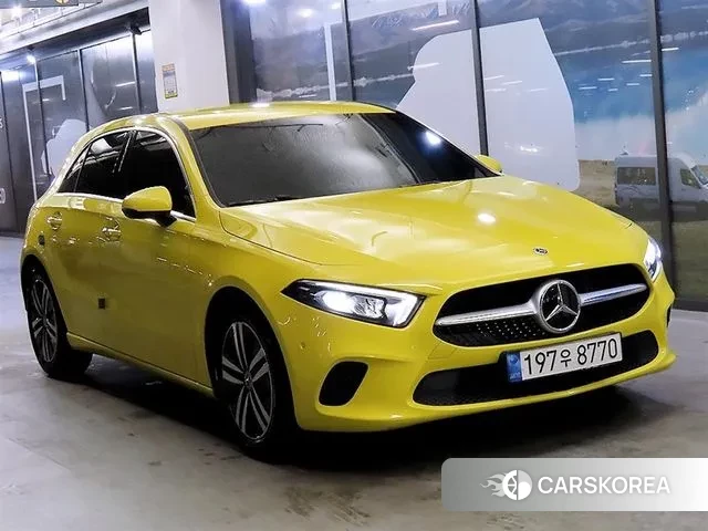 Mercedes-Benz A-Class W177 2021 Желтый из Кореи