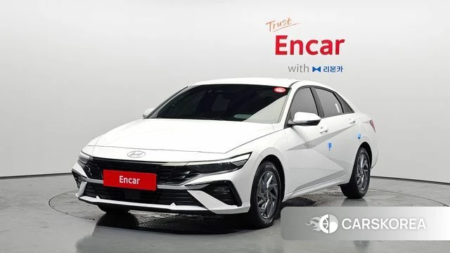 Hyundai The New Avante (CN7) 2024 Белый из Кореи