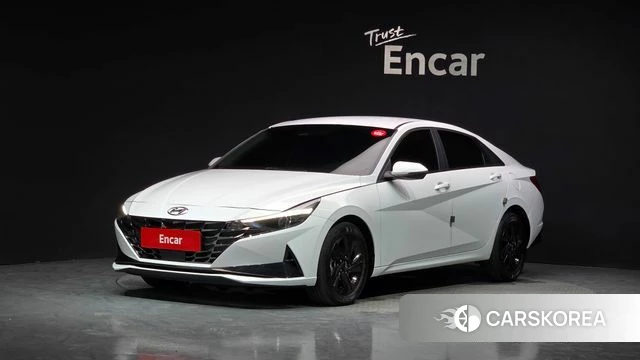 Hyundai Avante (CN7) 2022 Белый из Кореи