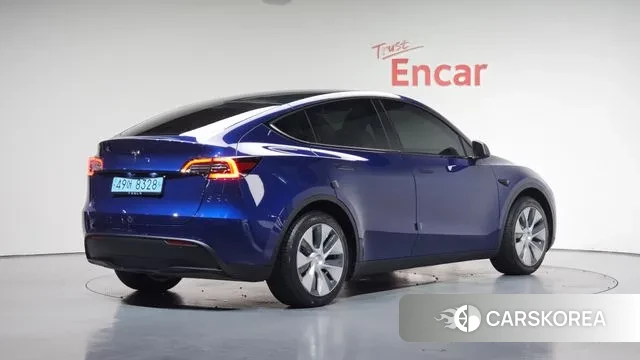 Tesla Model Y 2023 Синий из Кореи