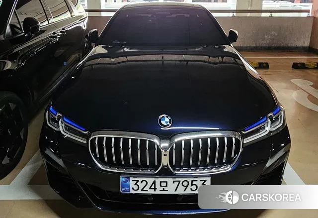 BMW 5 Series (G30) 2021 Синий из Кореи