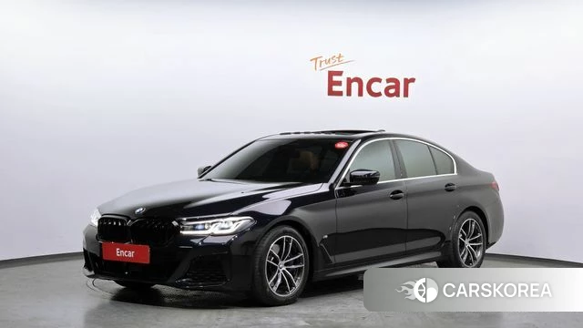 BMW 5 Series (G30) 2022 Синий из Кореи