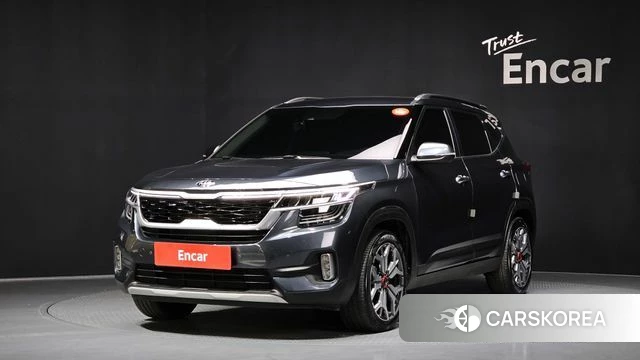 Kia Seltos 2021 Серый из Кореи