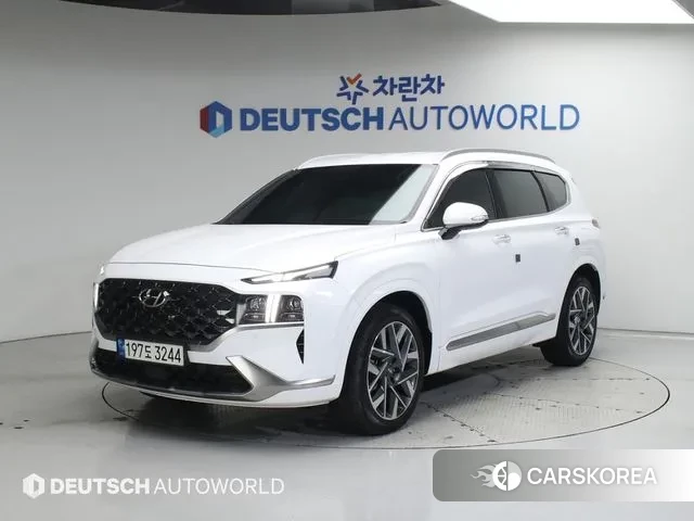 Hyundai The New Santa Fe 2022 Белый из Кореи