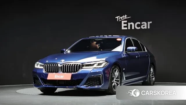 BMW 5 Series (G30) 2021 Синий из Кореи