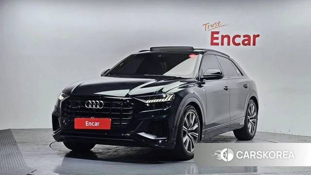 Audi Q8 (4M) 2021 Зеленый из Кореи