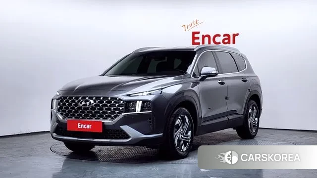 Hyundai The New Santa Fe 2022 Серый из Кореи