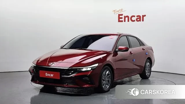 Hyundai The New Avante Hybrid (CN7) 2023 Красный из Кореи
