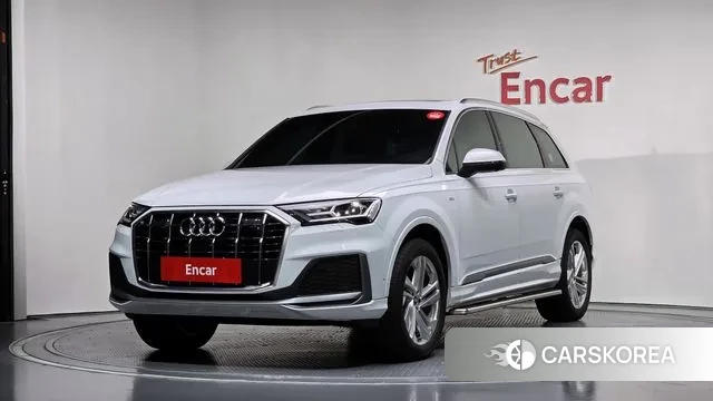 Audi Q7 (4M) 2022 Белый из Кореи