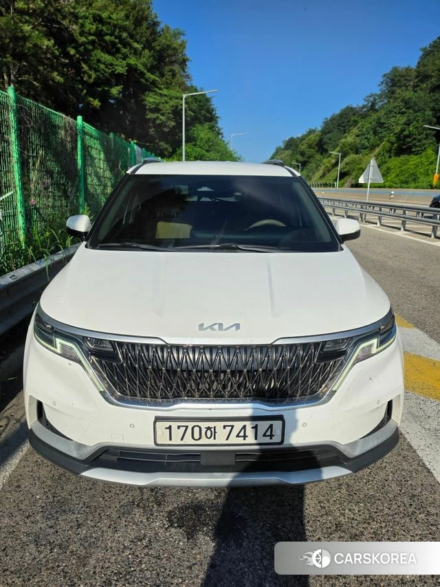 Kia Carnival 4th generation 2021 Белый из Кореи
