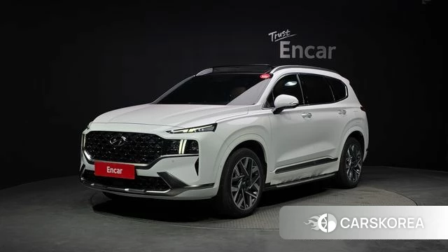 Hyundai The New Santa Fe 2023 Белый из Кореи