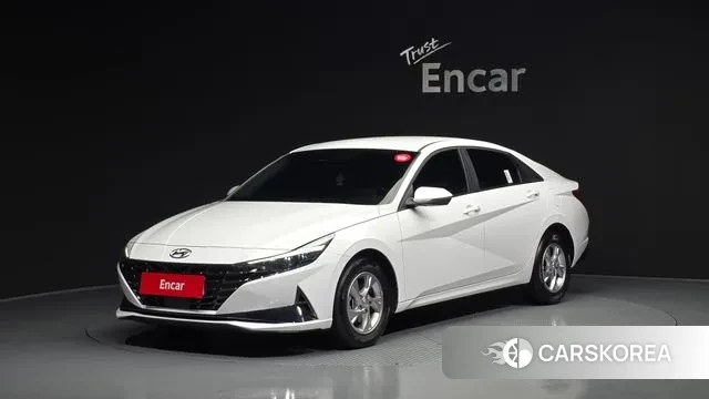 Hyundai Avante (CN7) 2022 Белый из Кореи