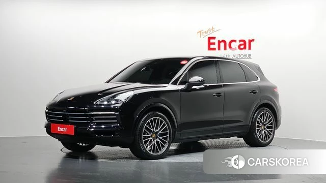 Porsche Cayenne (PO536) 2021 Черный из Кореи