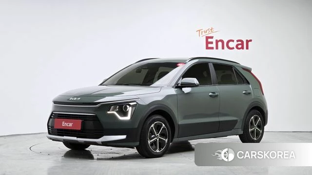 Kia Di Ol Nu Niro 2023 Зеленый из Кореи