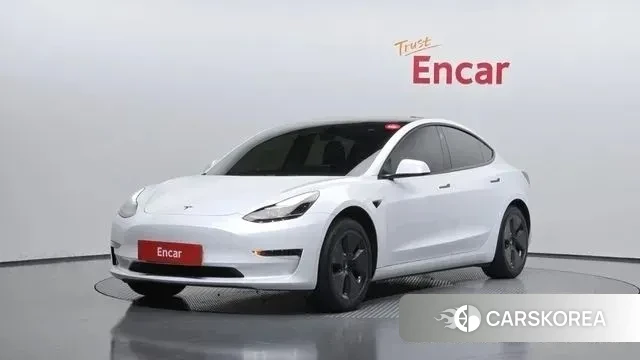Tesla Model 3 2021 Белый из Кореи