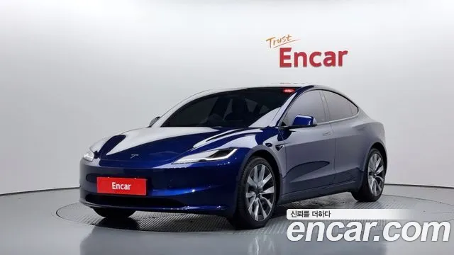 Tesla Model 3 2024 Синий из Кореи
