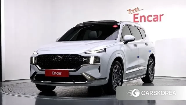 Hyundai The New Santa Fe 2023 Белый из Кореи