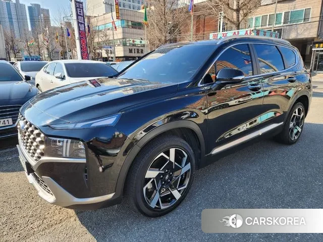 Hyundai The New Santa Fe 2021 Черный из Кореи