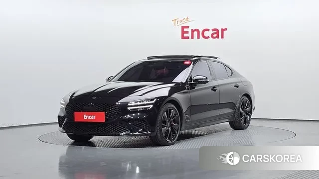Genesis The New G70 2022 Черный из Кореи